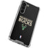 NBA Milwaukee Bucks Standard - Black Galaxy S23 Plus Clear Case