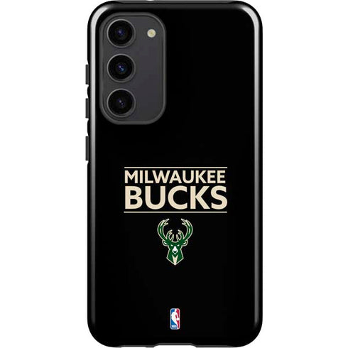 NBA Milwaukee Bucks Standard - Black Galaxy S23 Plus Pro Case