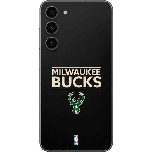 NBA Milwaukee Bucks Standard - Black Galaxy S23 Plus Skin