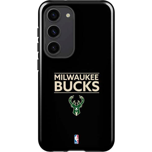 NBA Milwaukee Bucks Standard - Black Galaxy S23 Pro Case