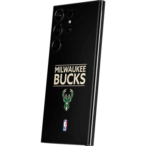 NBA Milwaukee Bucks Standard - Black Galaxy S23 Ultra Skin