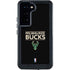 NBA Milwaukee Bucks Standard - Black Galaxy S23 Waterproof Case