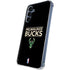 NBA Milwaukee Bucks Standard - Black Galaxy S24 Clear Case