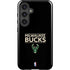 NBA Milwaukee Bucks Standard - Black Galaxy S24 Impact Case