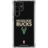 NBA Milwaukee Bucks Standard - Black Galaxy S24 Ultra Clear Case