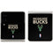 NBA Milwaukee Bucks Standard - Black Galaxy Z Flip3 5G Skin