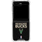 NBA Milwaukee Bucks Standard - Black Galaxy Z Flip5 5G Clear Case
