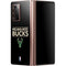NBA Milwaukee Bucks Standard - Black Galaxy Z Fold2 5G Skin