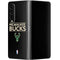NBA Milwaukee Bucks Standard - Black Galaxy Z Fold4 5G Skin