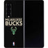 NBA Milwaukee Bucks Standard - Black Galaxy Z Fold4 5G Skin