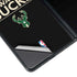 NBA Milwaukee Bucks Standard - Black Galaxy Z Fold4 5G Skin