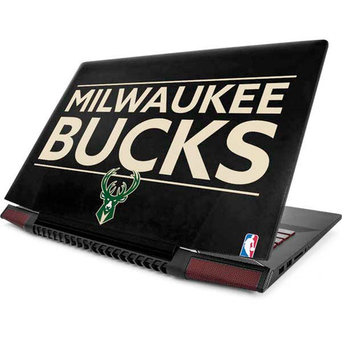 NBA Milwaukee Bucks Standard - Black Lenovo IdeaPad Skin