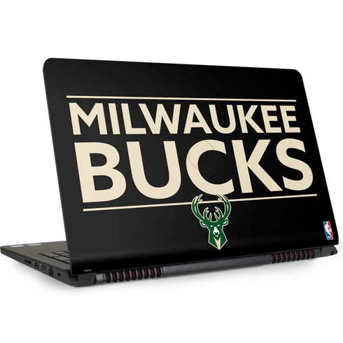NBA Milwaukee Bucks Standard - Black Dell Inspiron Skin