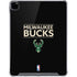 NBA Milwaukee Bucks Standard - Black iPad Pro 12.9in (2020) Clear Case