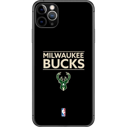 NBA Milwaukee Bucks Standard - Black iPhone 11 Pro Max Skin