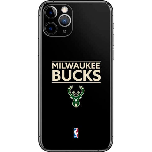 NBA Milwaukee Bucks Standard - Black iPhone 11 Pro Skin