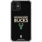 NBA Milwaukee Bucks Standard - Black iPhone 12 Clear Case