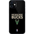 NBA Milwaukee Bucks Standard - Black iPhone 12 Mini Skin