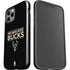 NBA Milwaukee Bucks Standard - Black iPhone 12 Pro Impact Case