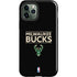 NBA Milwaukee Bucks Standard - Black iPhone 12 Pro Max Impact Case