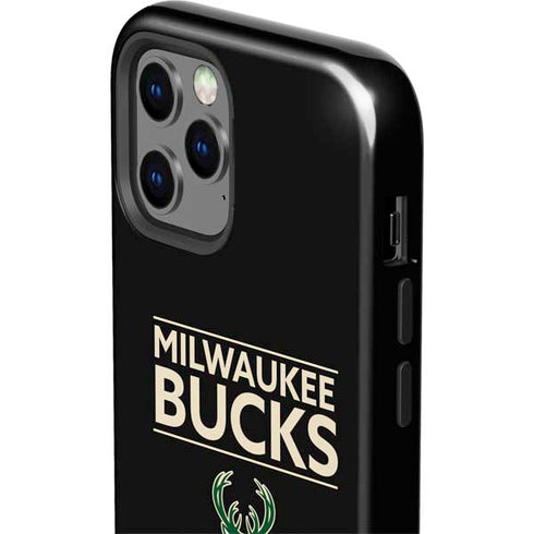 NBA Milwaukee Bucks Standard - Black iPhone 12 Pro Max Impact Case