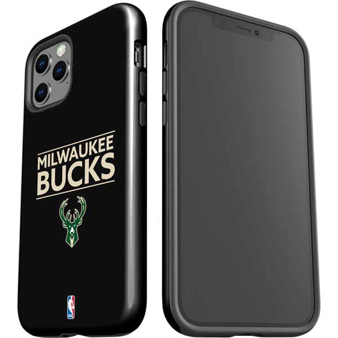 NBA Milwaukee Bucks Standard - Black iPhone 12 Pro Max Impact Case