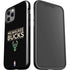 NBA Milwaukee Bucks Standard - Black iPhone 12 Pro Max Impact Case
