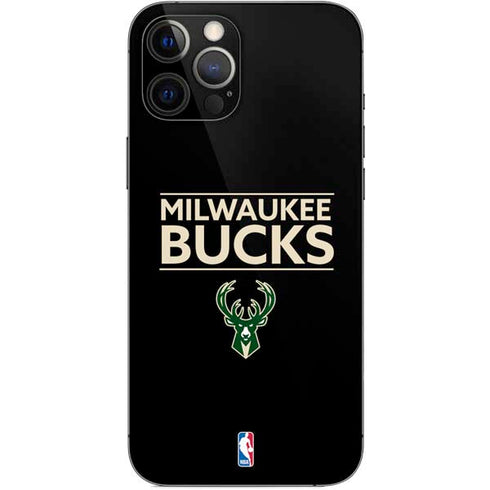 NBA Milwaukee Bucks Standard - Black iPhone 12 Pro Max Skin