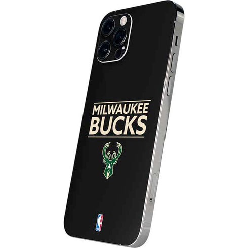 NBA Milwaukee Bucks Standard - Black iPhone 12 Pro Max Skin