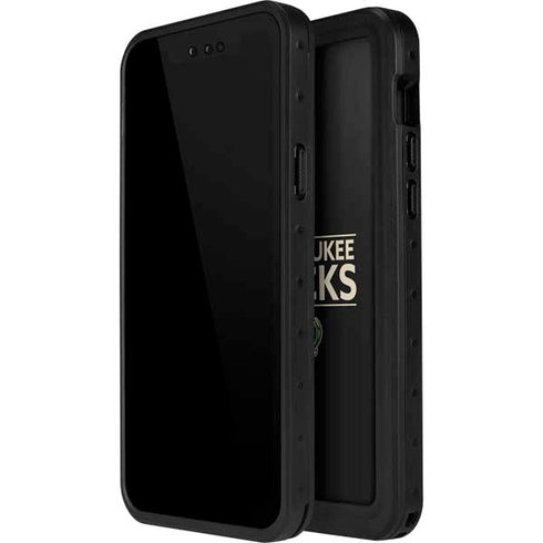 NBA Milwaukee Bucks Standard - Black iPhone 12 Pro Max Waterproof Case