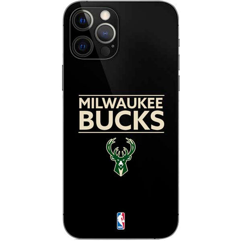 NBA Milwaukee Bucks Standard - Black iPhone 12 Pro Skin
