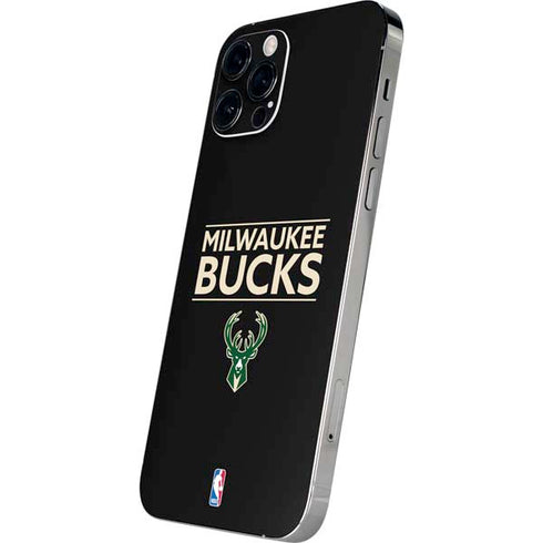 NBA Milwaukee Bucks Standard - Black iPhone 12 Pro Skin