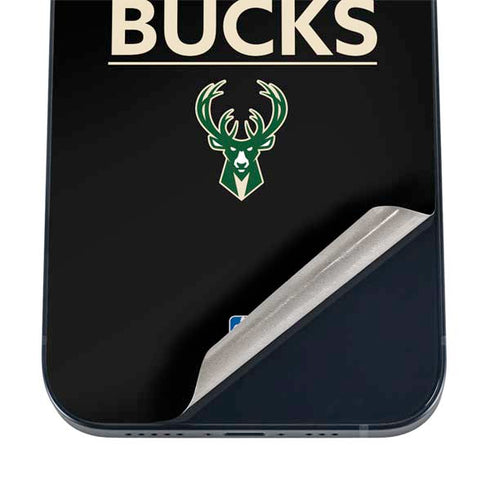 NBA Milwaukee Bucks Standard - Black iPhone 12 Skin