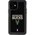 NBA Milwaukee Bucks Standard - Black iPhone 12 Waterproof Case