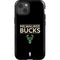NBA Milwaukee Bucks Standard - Black iPhone 13 Impact Case