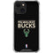NBA Milwaukee Bucks Standard - Black iPhone 13 Mini Clear Case
