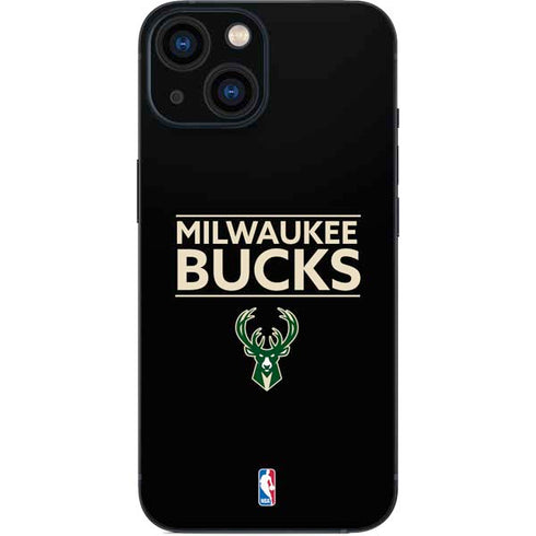 NBA Milwaukee Bucks Standard - Black iPhone 13 Mini Skin
