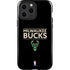 NBA Milwaukee Bucks Standard - Black iPhone 13 Pro Max Impact Case