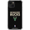 NBA Milwaukee Bucks Standard - Black iPhone 14 Clear Case