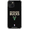 NBA Milwaukee Bucks Standard - Black iPhone 15 Plus Clear Case