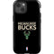 NBA Milwaukee Bucks Standard - Black iPhone 14 Impact Case
