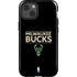 NBA Milwaukee Bucks Standard - Black iPhone 15 Impact Case