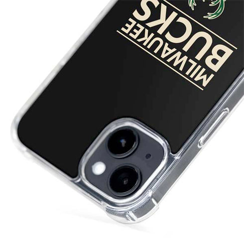 NBA Milwaukee Bucks Standard - Black iPhone 15 Plus MagSafe Case