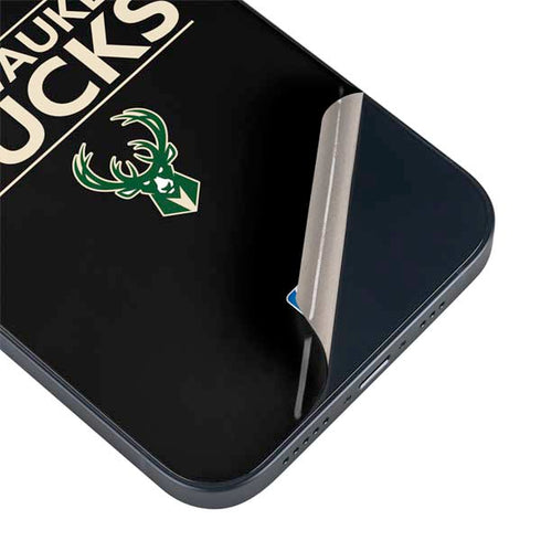 NBA Milwaukee Bucks Standard - Black iPhone 15 Plus Skin