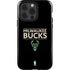 NBA Milwaukee Bucks Standard - Black iPhone 15 Pro Impact Case