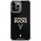 NBA Milwaukee Bucks Standard - Black iPhone 14 Pro Max Clear Case