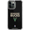 NBA Milwaukee Bucks Standard - Black iPhone 15 Pro Max Clear Case