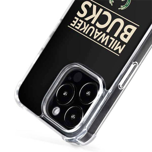 NBA Milwaukee Bucks Standard - Black iPhone 15 Pro Max MagSafe Case