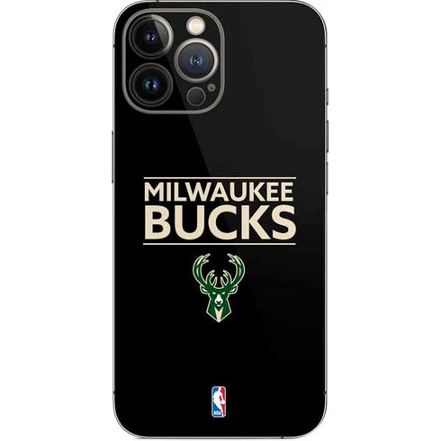 NBA Milwaukee Bucks Standard - Black iPhone 14 Pro Max Skin