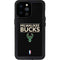 NBA Milwaukee Bucks Standard - Black iPhone 14 Pro Max Waterproof Case